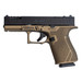 Great Lakes Firearms GL19BRZ Striker Compact Frame 9mm Luger 15+1 4" Black Nitride Steel Barrel, Black Cerakote Serrated w/Slide Cuts Steel Slide, Bronze Cerakote Polymer Frame & Grip, Ambidextrous