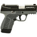 Savage Arms 67066 Stance XR Micro Frame 9mm Luger 13+1 3.20" Stainless Steel Barrel, Black Nitride Ported Steel Slide, Gray Stainless Steel Frame w/Picatinny Rail, Gray GFN Grip, Ambidextrous