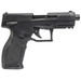 Taurus 1-2TX22141-15 2TX Full Size Frame 22 LR 15+1 4.60" Matte Black Threaded Barrel, Black Anodized Serrated Slide, Matte Black Polymer Frame w/Picatinny Rail, Textured Grip