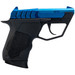 Taurus 1-22TUC13BL 22TUC Micro-Compact Frame 22 LR 9+1 2.50" Polished Blue PVD Steel Tip-Up Barrel, Blue PVD Serrated Stainless Steel Slide, Black Polymer Frame, Black Polymer Grip