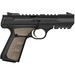 Browning 051601490 Buck Mark Black Label URX 22 LR 10+1 5.50" Matte Blued Contoured Barrel, Matte Black Serrated Slide, Matte Black Aluminum Frame w/Picatinny Rail, FDE UFX Overmolded Grip