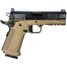 JACOB GREY FIREARMS TWC9EBB TWC9 9mm Luger 17+1 4.25" Black Bull Barrel, Black Optic Ready/Serrated Steel Slide, Battle Brown Aluminum Frame w/Beavertail & Picatinny Rail