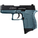 Diamondback DB0200P251 DB9 Gen4 Jesse James Micro-Compact Frame 9mm Luger 6+1 3.10" Black Nitride Stainless Steel Barrel & Serrated Slide, Civil Defense Blue Cerakote Polymer Frame w/Beavertail