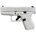 Glock UI4250204NFRST G42 Gen3 Sports South Exclusive 380 ACP 6+1 3.25" Black Steel Barrel, Frost Glitter Cerakote Serrated Steel Slide, Frost Cerakote Polymer Frame, Textured Polymer Grip, USA Made