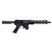 Alexander Arms PHI17NB Highlander 17 HMR 10+1 11" Black Fluted Threaded Barrel, Black Anodized Picatinny Rail Receiver, Black A2 Grip