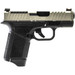 Gforce Arms GF932512GN Rapture Sub-Compact Frame 9mm Luger 12+1 3.25" Black Steel Barrel, Nickel Steel Optic Cut/Serrated Slide, Gray Cerakote Polymer Frame, Shield RMSc/RMR Footprint