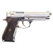 Derya Firearms 10L.MELIK9.NG.TR Melik 9mm Luger 10+1 4.90" Gold TiN Steel Barrel, Black Melonite Serrated Steel Slide, Black Aluminum Frame, Black Polymer Grip