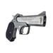 Bond Arms BA30THVET-45LC/410 30th Vet 45 Colt (Long Colt)/410 Gauge 2 Shot 4.25" Engraved Matte Barrel, Rough Matte Stainless Steel Frame, Black Grips