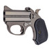 Bond Arms BAHB Honey B 22 Mag 2 Shot 3" Black Rough & Tumble Stainless Steel Barrel & Frame, Black Extended B6 Resin Grips