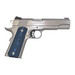 Colt Mfg O1073CCP Competition 38 Super 9+1 5" National Match Barrel, Stainless Steel Serrated Slide, Stainless Steel Frame w/Beavertail, Competition Blue G10 Grip