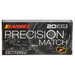 Barnes Bullets 30848 Precision Match 5.56x45mmNATO 85gr Open Tip Match Boat Tail 20 Per Box/10 Case