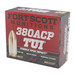 Fort Scott Munitions 380095SCV Tumble Upon Impact (TUI) 380ACP 95gr Solid Copper Spun 20 Per Box/25 Case