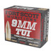 Fort Scott Munitions 9MM115SCV Tumble Upon Impact (TUI) 9mmLuger 115gr Solid Copper Spun 20 Per Box/25 Case
