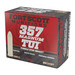 Fort Scott Munitions 357MAG125SCV Tumble Upon Impact (TUI) 357Mag 125gr Solid Copper Spun 20 Per Box/25 Case