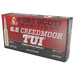 Fort Scott Munitions 65CM123SCV11 Tumble Upon Impact (TUI) Rifle 6.5Creedmoor 123gr Solid Copper Spun 20 Per Box/10 Case