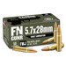 FN 10700032 GUNR 5.7x28mm 40gr Full Metal Jacket 50 Per Box/10 Case