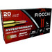 Fiocchi 243TTSX Hyperformance 243Win 80gr Barnes Tipped TSX 20 Per Box/10 Case