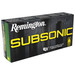 Remington Ammunition 27745 Subsonic 360Buckhammer 250gr Bonded Hollow Point 20 Per Box/10 Case
