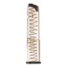 ETS Group GLK43X19 Pistol Mags 19rd Extended 9mm Luger Compatible w/ Glock 43X/48 Clear Polymer