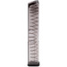 ETS Group GLK18G2 Pistol Mags 32rd Extended w/Gen2 Floor Plate 9mm Luger Compatible w/ Glock 17/18/19/19X/26/34/45 Clear Polymer