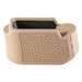 Hogue 18613 Extension Base Pad Fits Glock 19 Compatible w/ 10/15rd Magazines FDE Overmolded Rubber