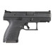 CZ-USA 01560 P-10 S 9mm Luger 3.50" 10+1 Overall Black Finish with Inside Railed Steel Slide, Interchangeable Backstrap Grip, Reversible Mag Release & Picatinny Rail