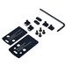 Crimson Trace 013000054 CT RAD Mounting Kit CT RAD Footprint/Dovetail, S&W Shield/Shield Plus/Shield EZ/M&P/M&P 2.0