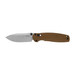 Kershaw 2052 Broadside 3.50" Folding Spear Point Plain Stonewashed D2 Steel Blade, Brown G10 Handle