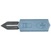 Templar Knife SMCAGB121 Sentinel Money Clip 1.88" OTF Dagger Plain Black Oxide Stonewashed Powder Coated D2 Steel Blade, 3.41" Blue Anodized Aluminum Handle