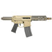 Q LLC HB55610INPISTOLNB Honey Badger 223 Rem/5.56 NATO 10" Black Threaded Barrel, M-LOK Handguard, Black Anodized Aluminum Picatinny Rail Receiver, No Brace