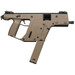Kriss USA KV10PFD20 Vector SDP Gen2 10mm Auto 33+1 5.50" Black Nitride Threaded Barrel, Flat Dark Earth Picatinny Rail Receiver, FDE Polymer Grip, Glock Magazine Compatible