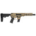CMMG 10A570FCT Banshee MK10 10mm Auto 15+1 8" Black Nitride Threaded Barrel, M-LOK Handguards, Coyote Tan Cerakote Aluminum Picatinny Rail Receiver, Black CMMG Zeroed Grips, Glock Compatible
