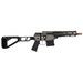 Q LLC MINIFIX300BLK8PST Mini Fix 300 Blackout 30+1 8" Black Anodized Tapered Threaded Barrel, Q-Sert Free-Float Handguards, Picatinny Rail Receiver, Black SBA3 Brace, Black Polymer Grips