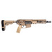 Geissele Automatics 08-518S Super Duty MOD1 300 Blackout 8" Black Threaded Barrel, Flat Dark Earth Receiver w/Picatinny Rail, Flat Dark Earth Synthetic SB Tactical SBA3 Brace, FDE A17 Grip