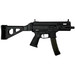 Grand Power 810091152836 Stribog SP9A35S 9mm Luger 30+1 8" Black Picatinny Rail Receiver, SB Tactical Brace, Black Polymer Grip