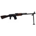 Riley Defense Inc RAK308RPK RPK 308 Win 20+1 22" Blued Threaded Barrel, Blued Receiver, Fixed Wood Stock, Black Polymer Grip, Bayonet Lug, Bipod