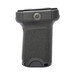 BCM VGSBLK BCMGunfighter Short Vertical Grip Made of Polymer With Black Aggressive Textured Finish with Storage Compartment for Picatinny Rail