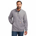 Carhartt Men's 1/4-Zip Mock Neck Sweatshirts 2XL Heather Gray