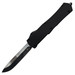 Templar Large Black Rubber 3.5-Inch 440C Dagger OTF Knife