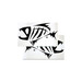 G. Loomis Black Skeleton Fish Boat Decal Set