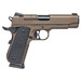 Sig 1911 45 ACP 4.2In Emperor Scorpion Flat Dark Earth SAO Siglite Black G10 Grip (2) 8RD Steel MAG Fastback Fastback