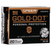 Speer Ammo 23606GD Gold Dot Personal Protection 380 Automatic Colt Pistol ACP 90 GR Hollow Point 20 Box