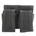 HKS 203LBB Double Speedloader Case with Basket Weave Fits 38 Special/357 Mag/44 Mag/41 Mag/45 Auto Rim/ 45 Colt Hytrel Black Magazine
