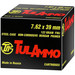 Tulammo UL076240 Rifle 7.62x39mm 122 gr Full Metal Jacket (FMJ) 40 Bx/ 25 Cs
