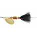Mepps Dressed Aglia Inline Spinner Gold/Black 1/8Oz