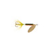 Yakima Bait Wordens Original Rooster Tail Spinner Lure Hammered Fire Tiger 1/4-Ounce