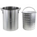 The Metal Ware Corp 30 Qt. Aluminum Pot With Strainer Basket