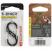 NITE IZE S-Biner Aluminum Dual Carabiner #2 Charcoal