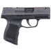 Sig Sauer P365 SAS Semi-Automatic Pistol 9mm Luger 3.1" Carbon Steel Barrel Stainless Steel Frame Nitron Finished Stainless Steel Slide Black Grips 10 Round