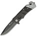 Trento Rescue Assisted Opening Knife 3.58" 440C Black Drop Point Blade